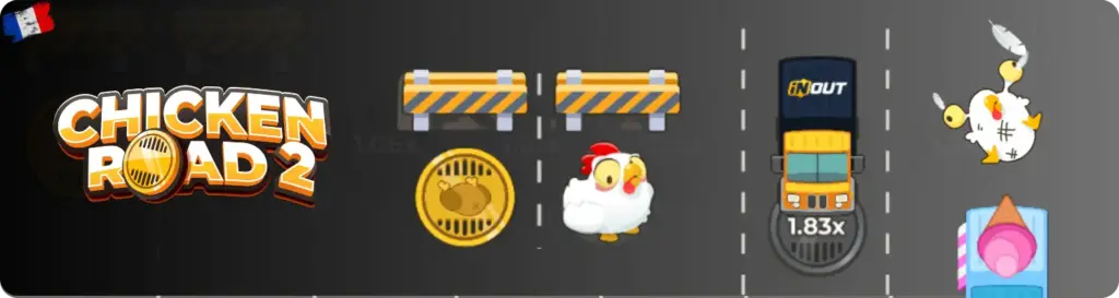 Caractéristiques de la slot Chicken Road 2 InOut